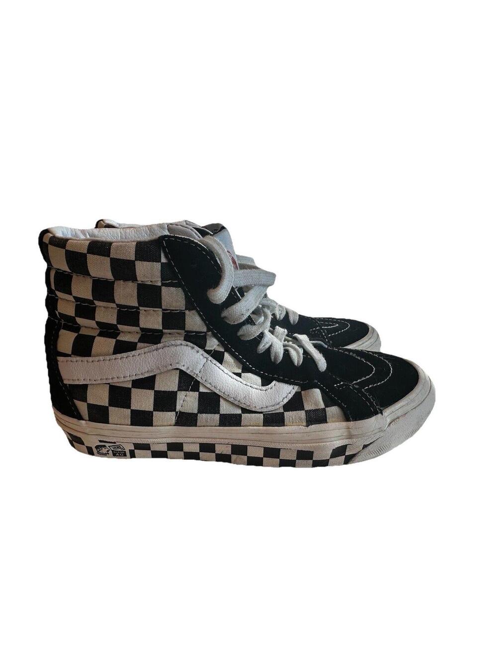 VANS Sk8 High Top Checker Men 4.5 /women 6.0
